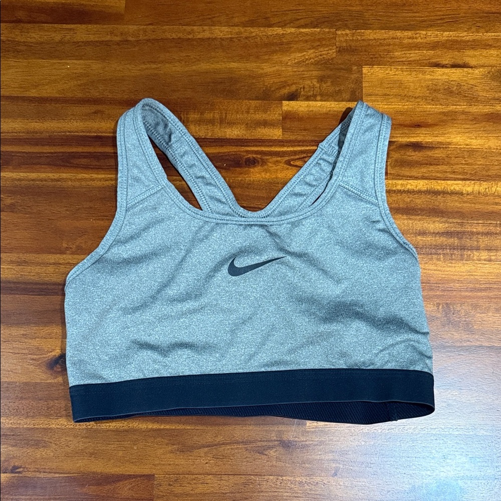 Nike Women's Heather Gray Sports Bra